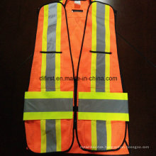 Safety Vest with High Reflective Caution Band 5 Point Away